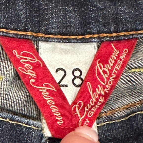 Lucky Brand Jeans Penelope Sundown Straight Boho Western Size 28 #7WP1040 - G161 - Picture 2 of 13